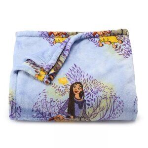 New Disney Wish Oversized Supersoft Printed Plush Throw by The Big One